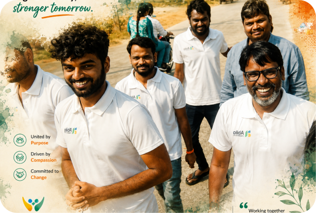 Volunteers united by purpose